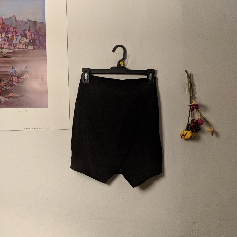 Madewell Silk Parkway Mini Skirt